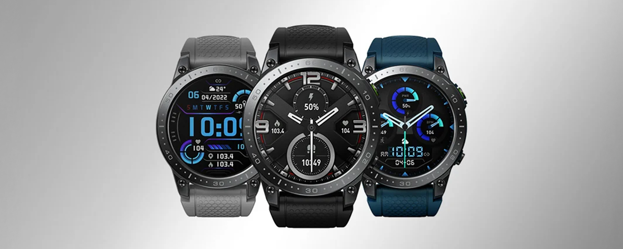 Smartwatch Zeblaze Ares 3 Pro - szary